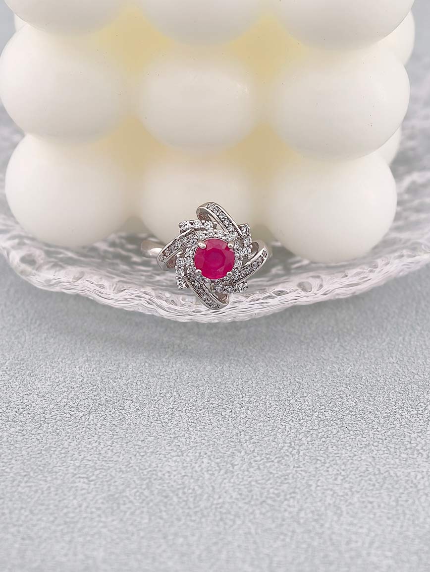 Natural Ruby Design Ring image