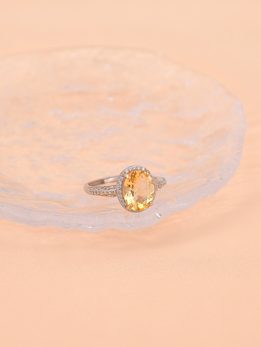 Natural Citrine Ring image