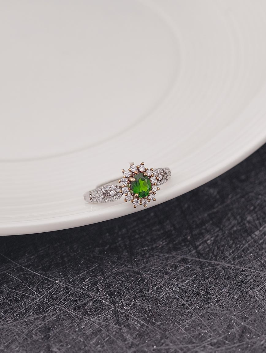 Natural Diopside Ring image