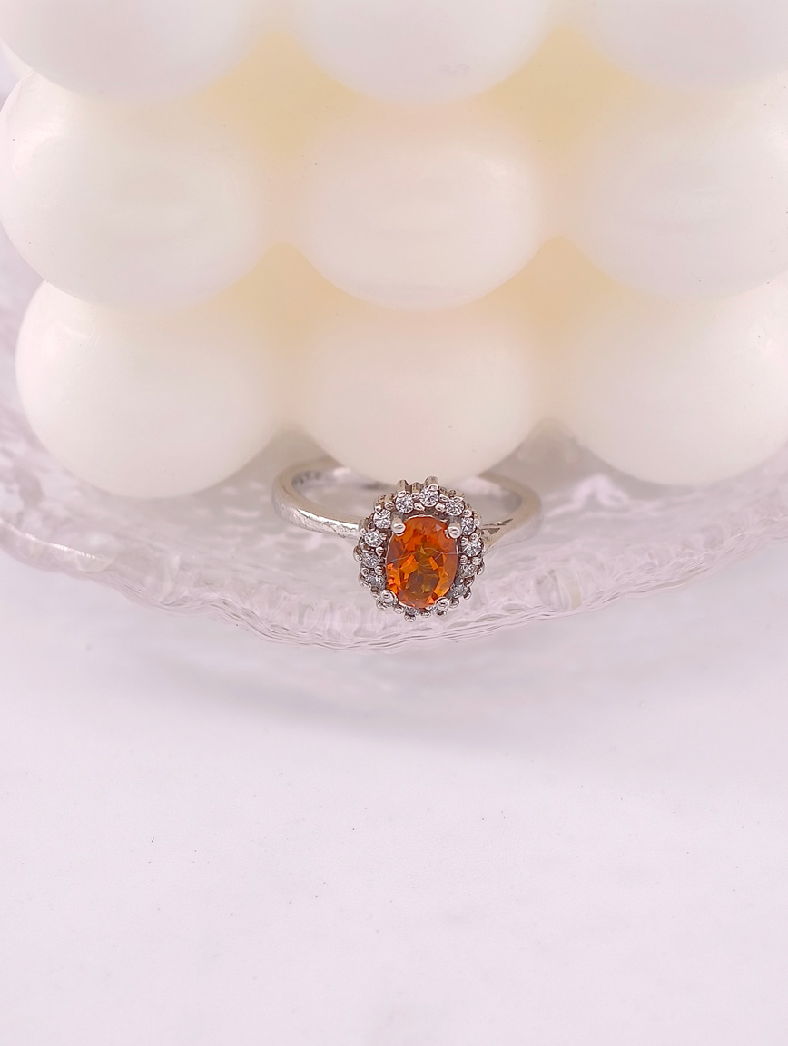 Natural Citrine Delicate Ring image