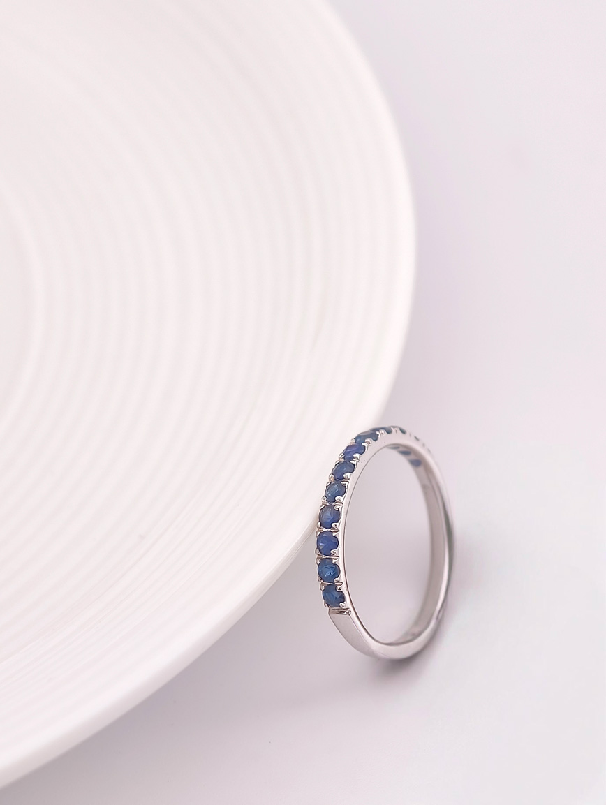 Natural Sapphire Simple Ring image