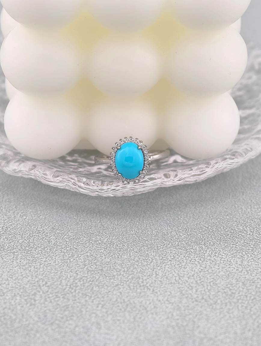 Natural Turquoise Exquisite Ring image