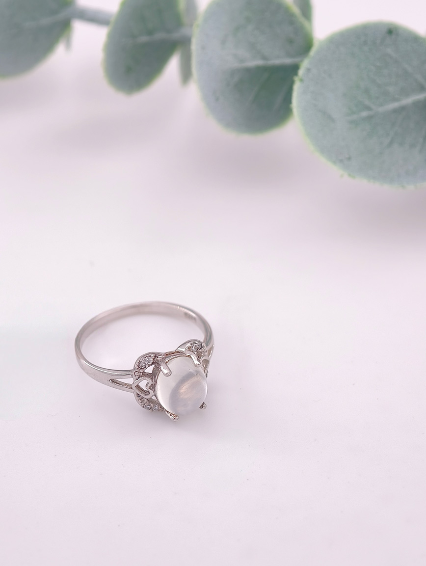 Natural Moonstone Ring image