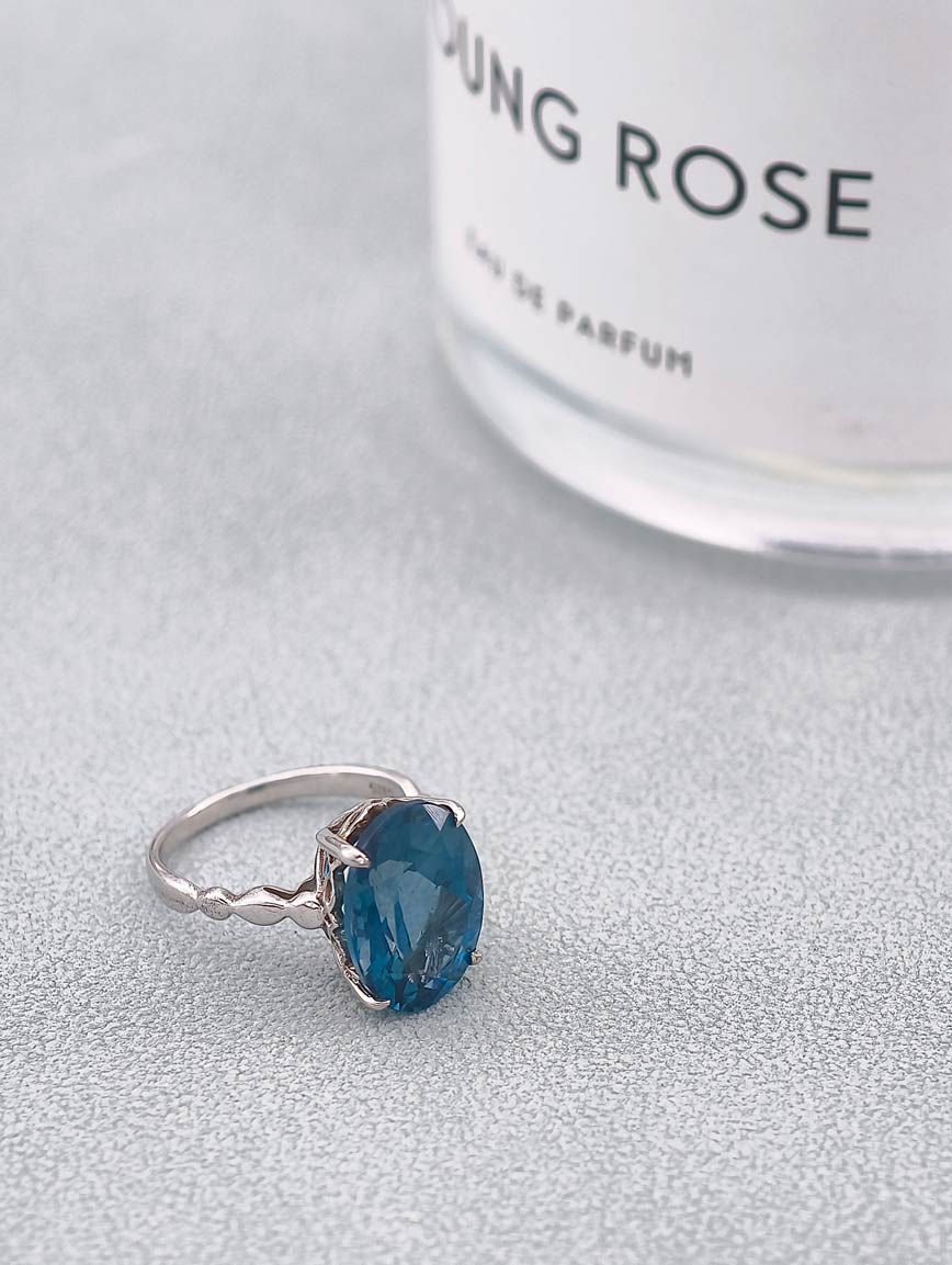 Natural Topaz Simple Fashion Ring image