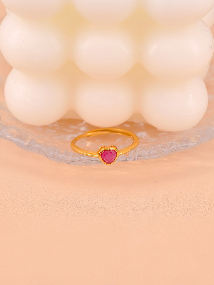 Heart Ruby Ring image