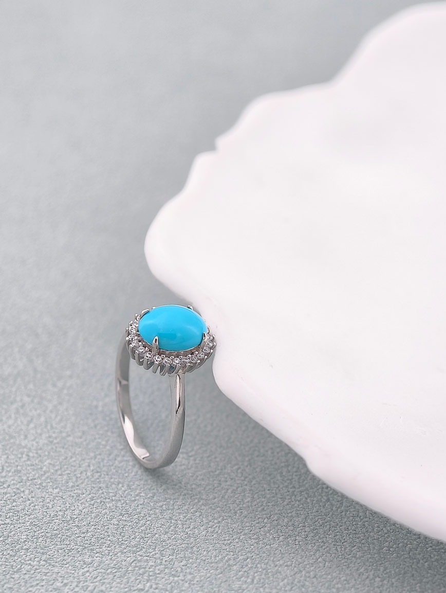 Natural Turquoise Exquisite Ring image