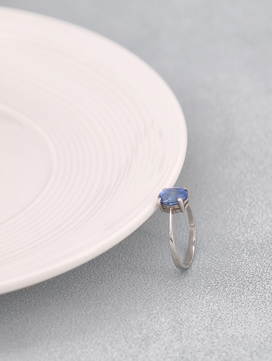 Natural Sapphire Fashionable Simple Ring image