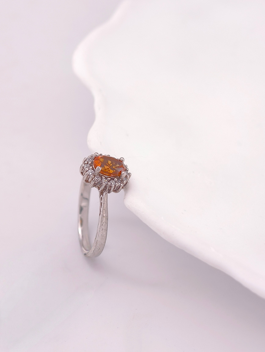 Natural Citrine Delicate Ring image