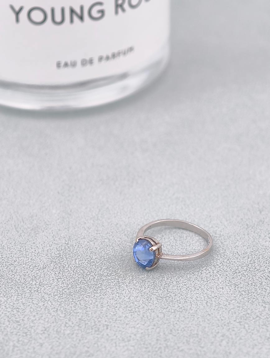 Natural Sapphire Fashionable Simple Ring image