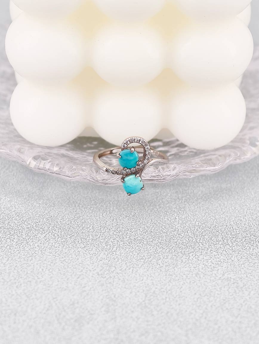 Sterling Silver Ring With Turquoise image