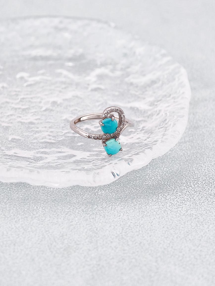 Sterling Silver Ring With Turquoise image