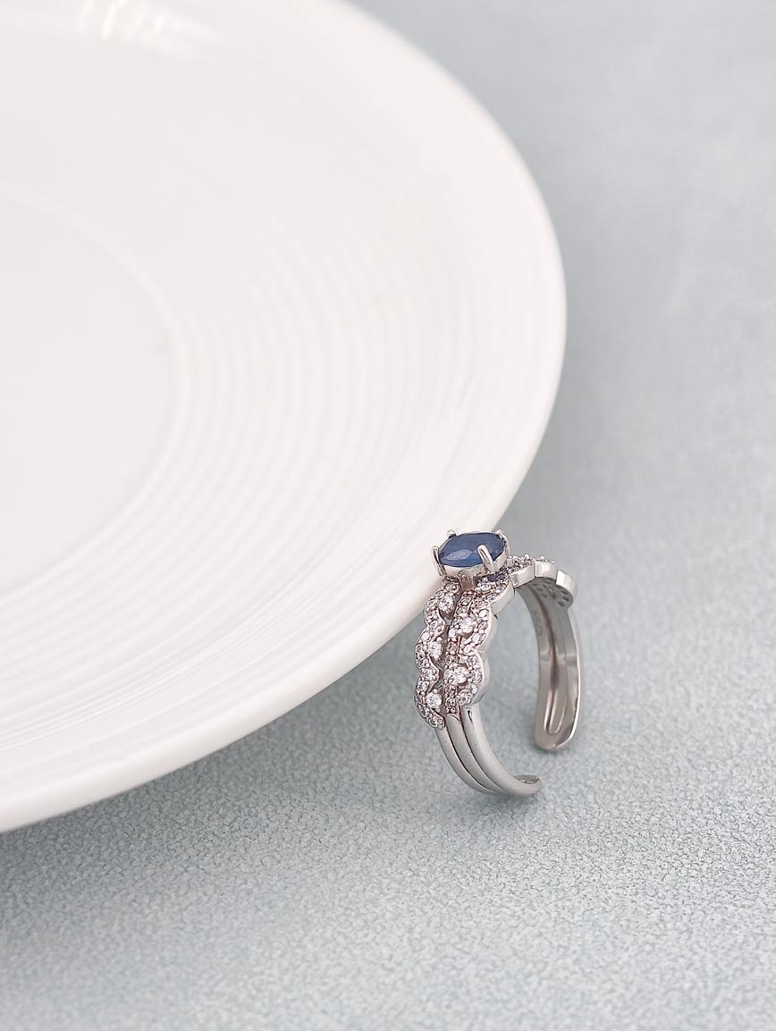 A dual Wearing Sapphire Ring image