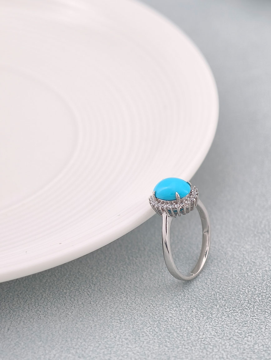 Natural Turquoise Exquisite Ring image