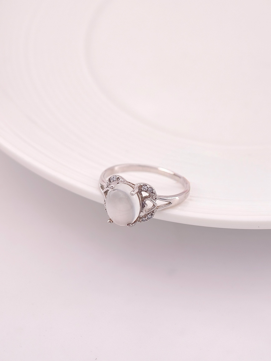 Natural Moonstone Ring image