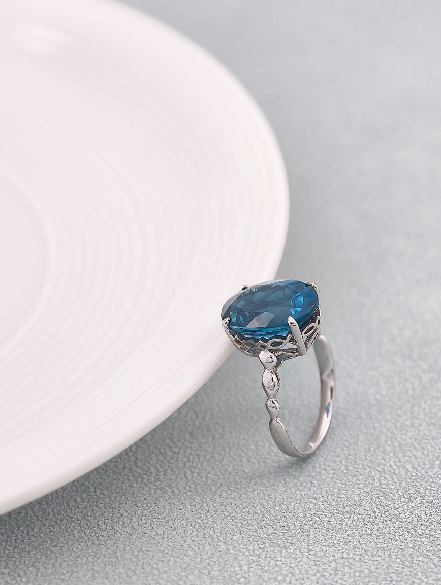 Natural Topaz Simple Fashion Ring image