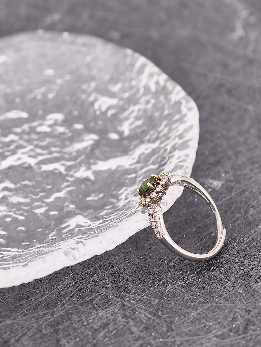 Natural Diopside Ring image