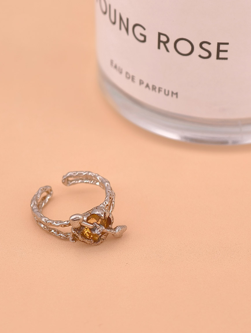 Love At First Shot Natural Citrine Ring image