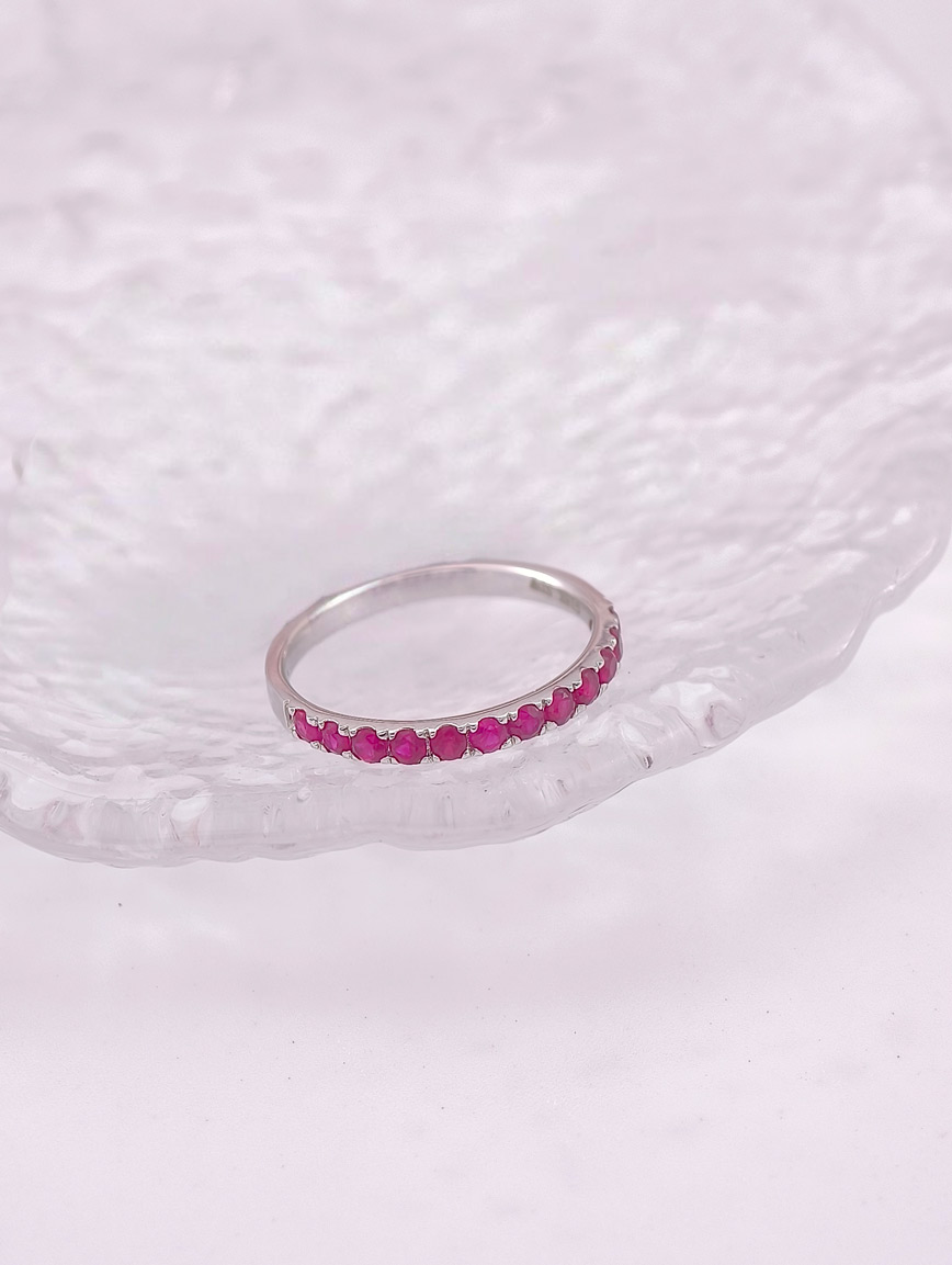 Natural Ruby Simple Ring image