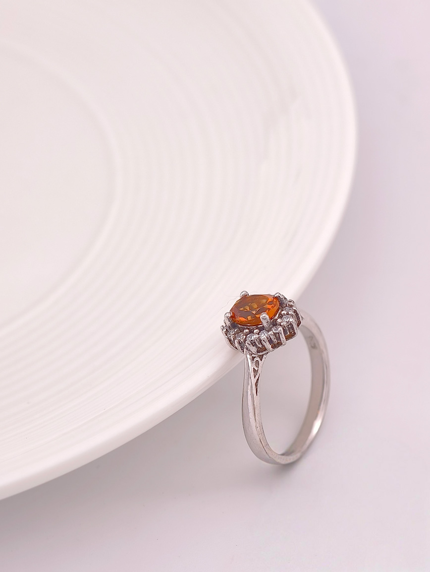 Natural Citrine Delicate Ring image