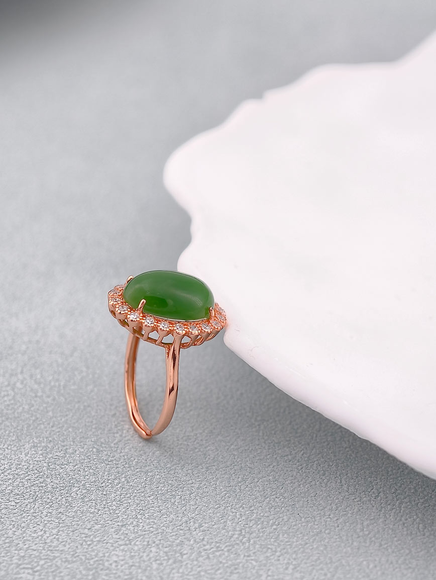 Natural Jasper Design Ring image