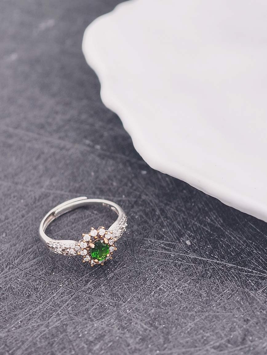 Natural Diopside Ring image