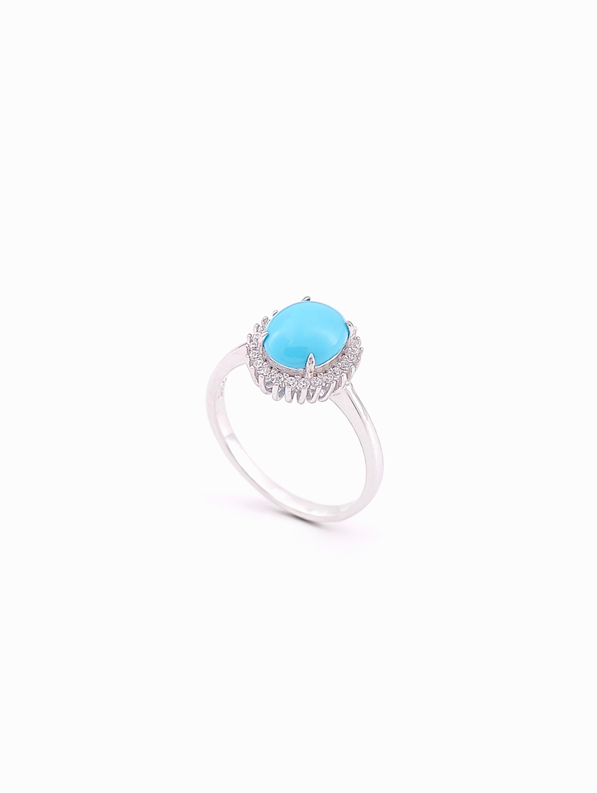 Natural Turquoise Exquisite Ring