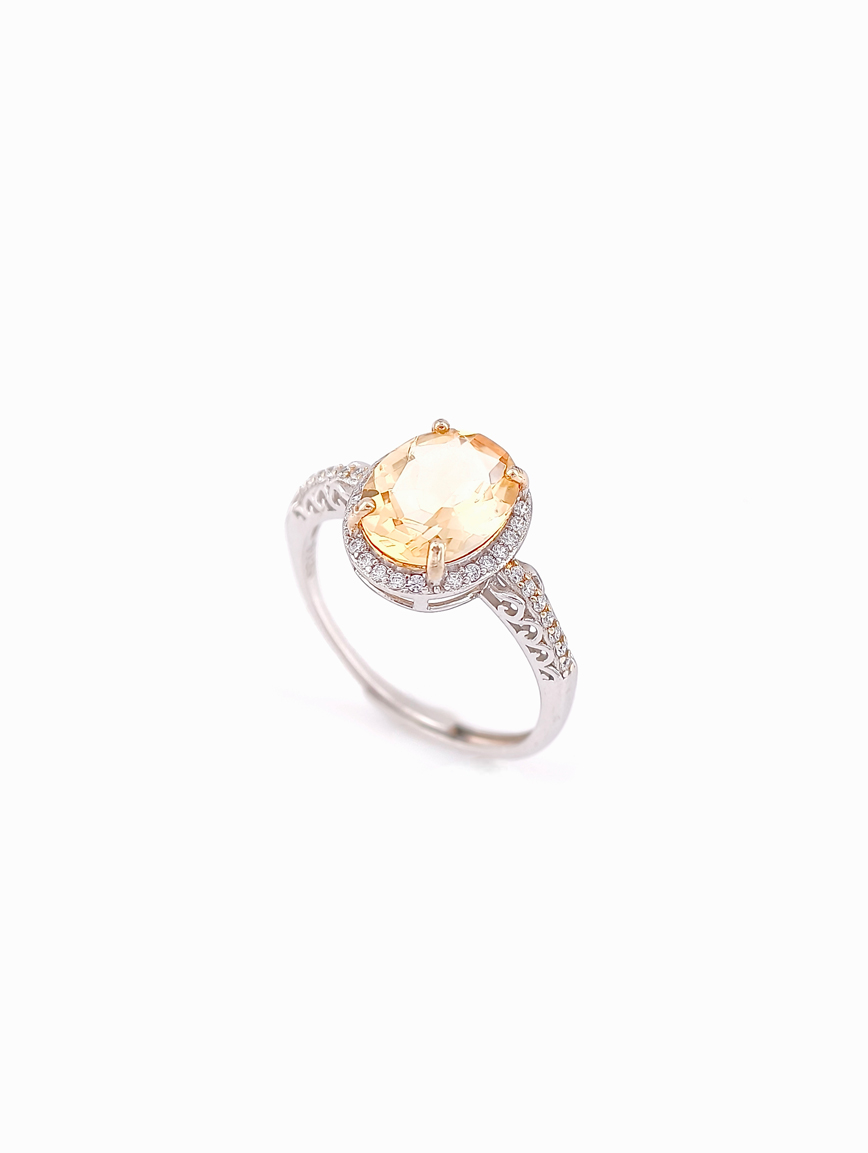 Natural Citrine Ring