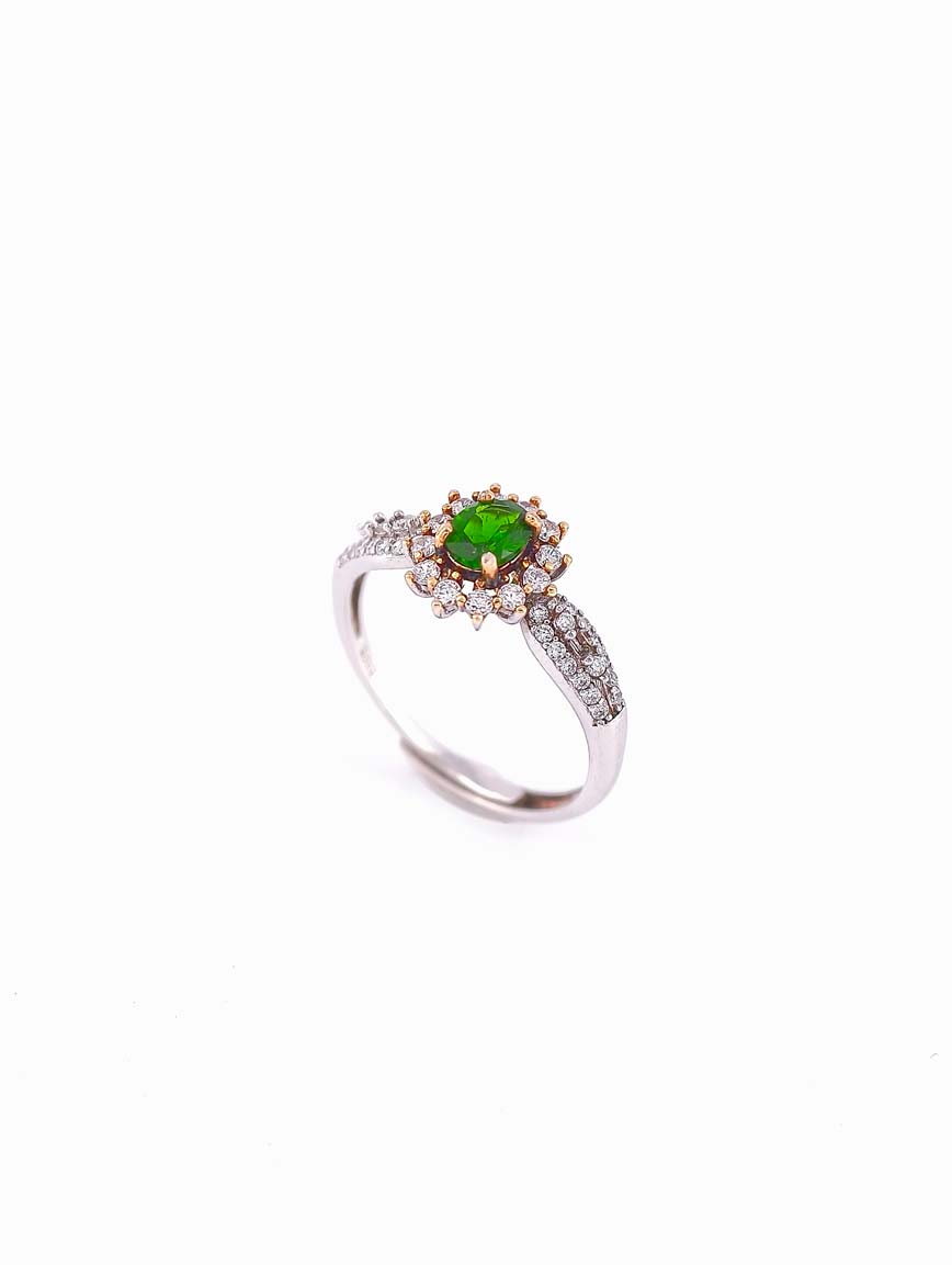 Natural Diopside Ring