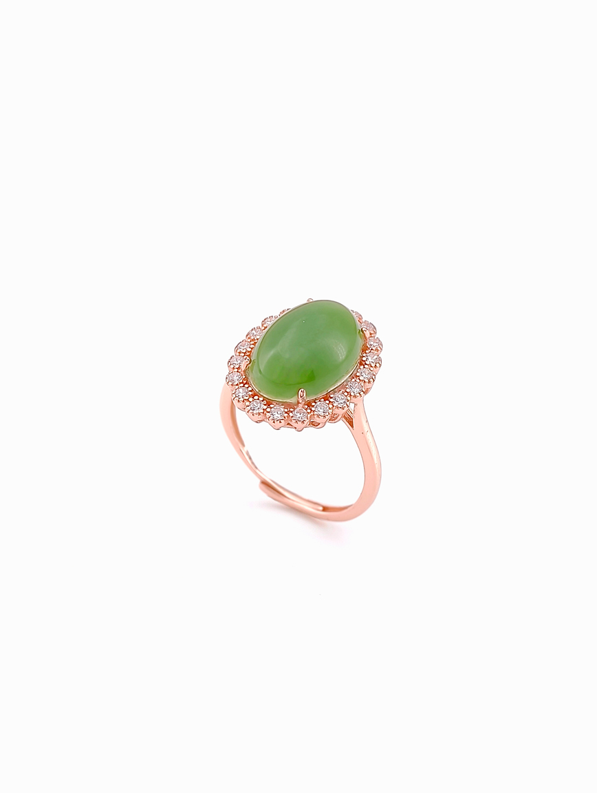 Natural Jasper Design Ring