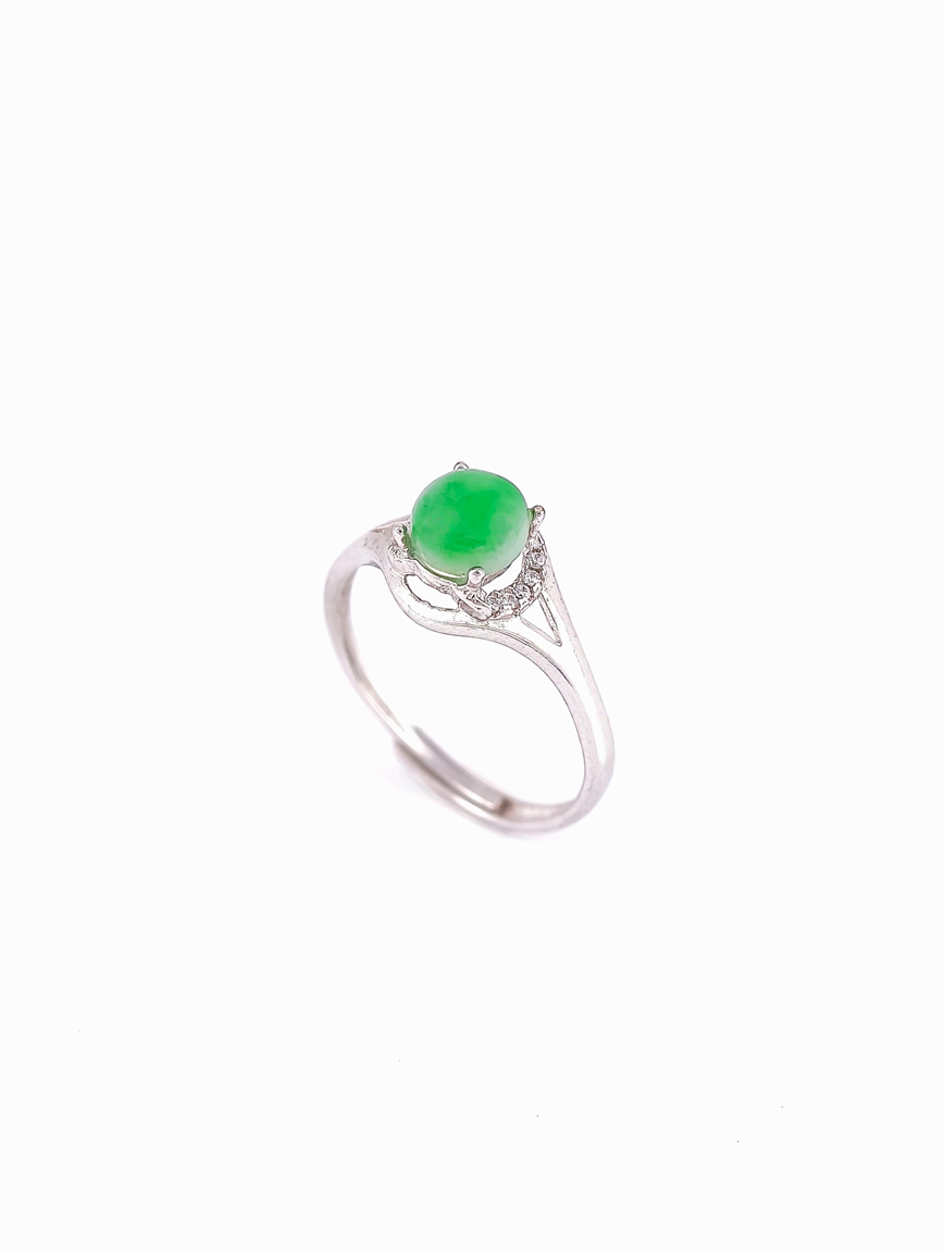 Natural Jadeite Ring