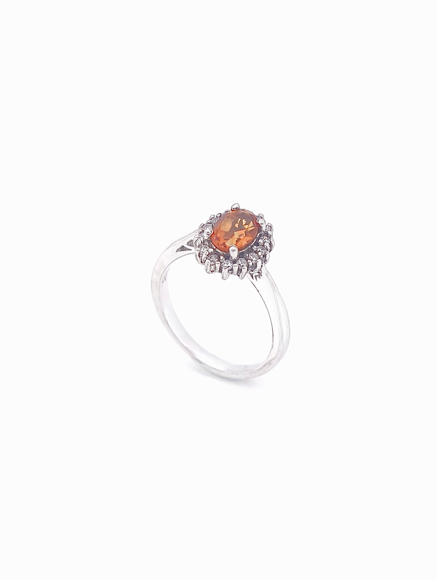 Natural Citrine Delicate Ring